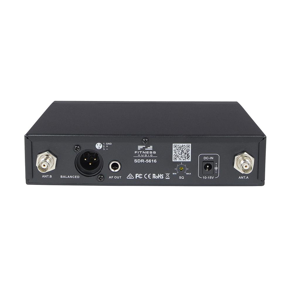 Fitness Audio U-series SDR5616 19"ontv. 630mHz. Rotary Dial, without display incl. SM716 w/T3 con. - Afbeelding 5